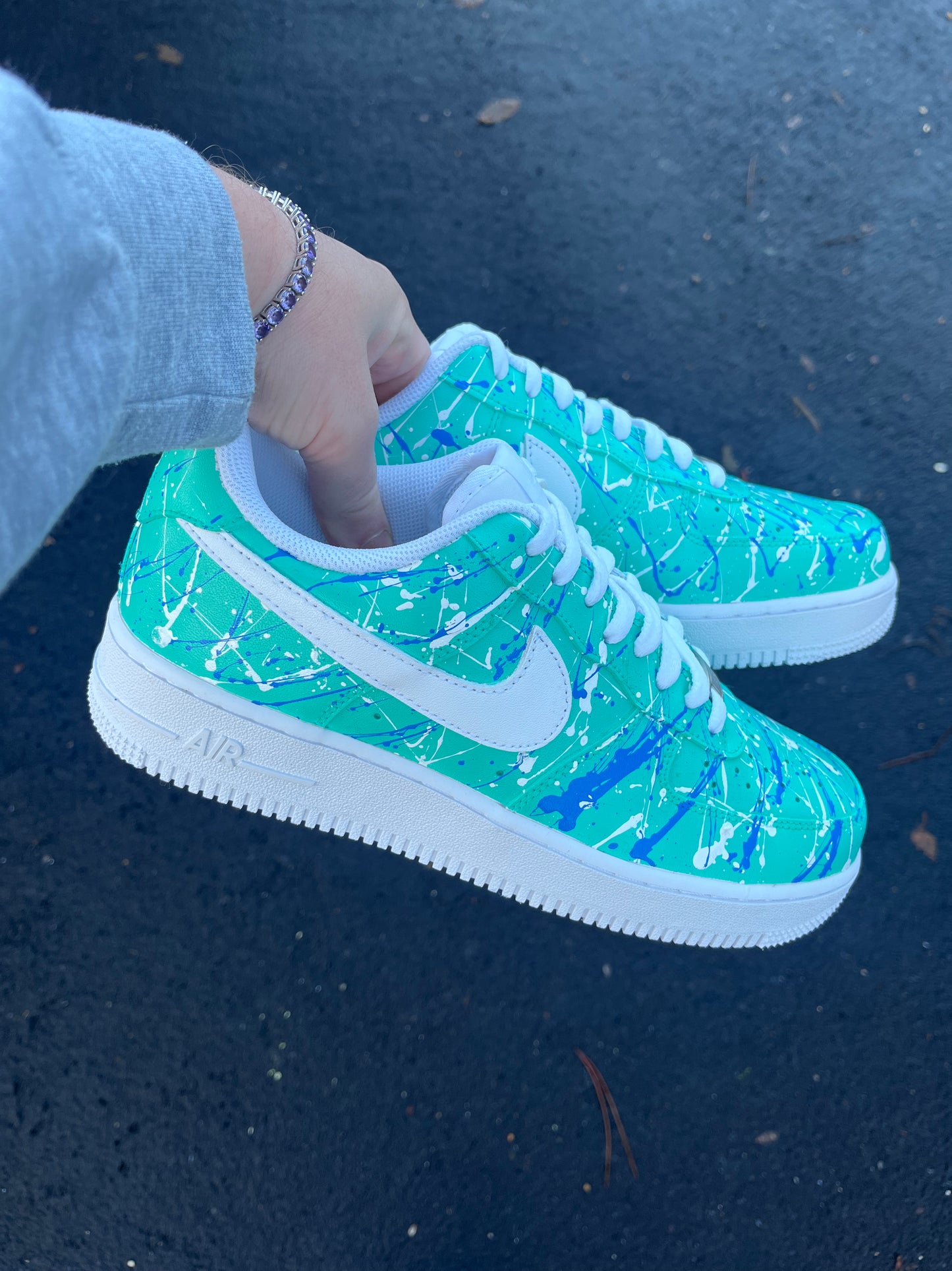 AF-1 TIFFANY BLUE SPLASH - Snkrs By Son