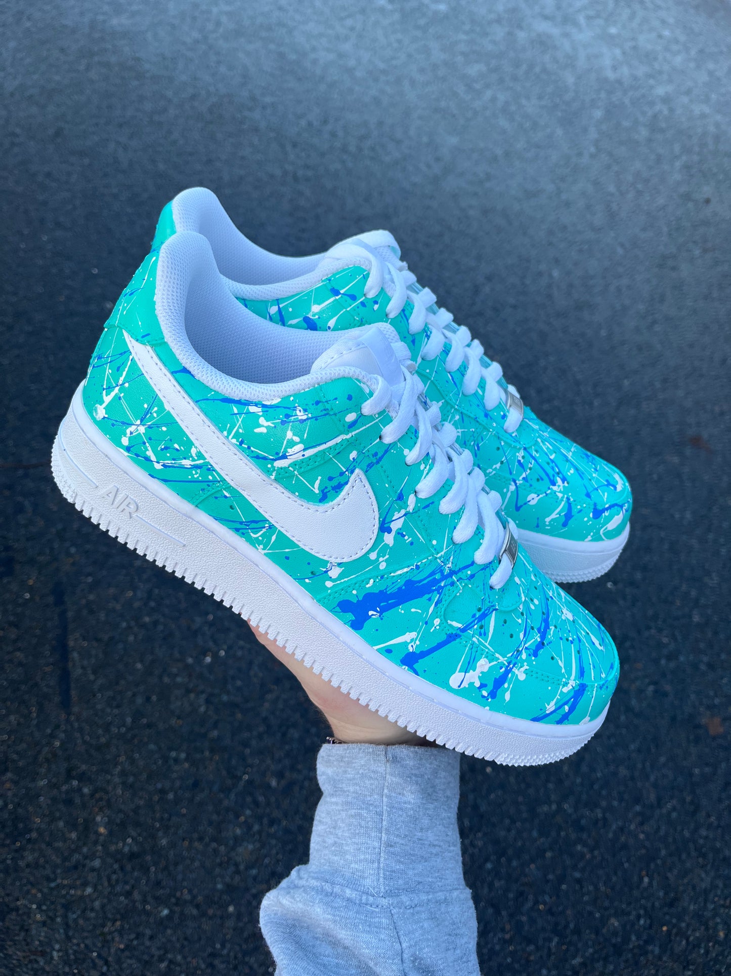 AF-1 TIFFANY BLUE SPLASH - Snkrs By Son