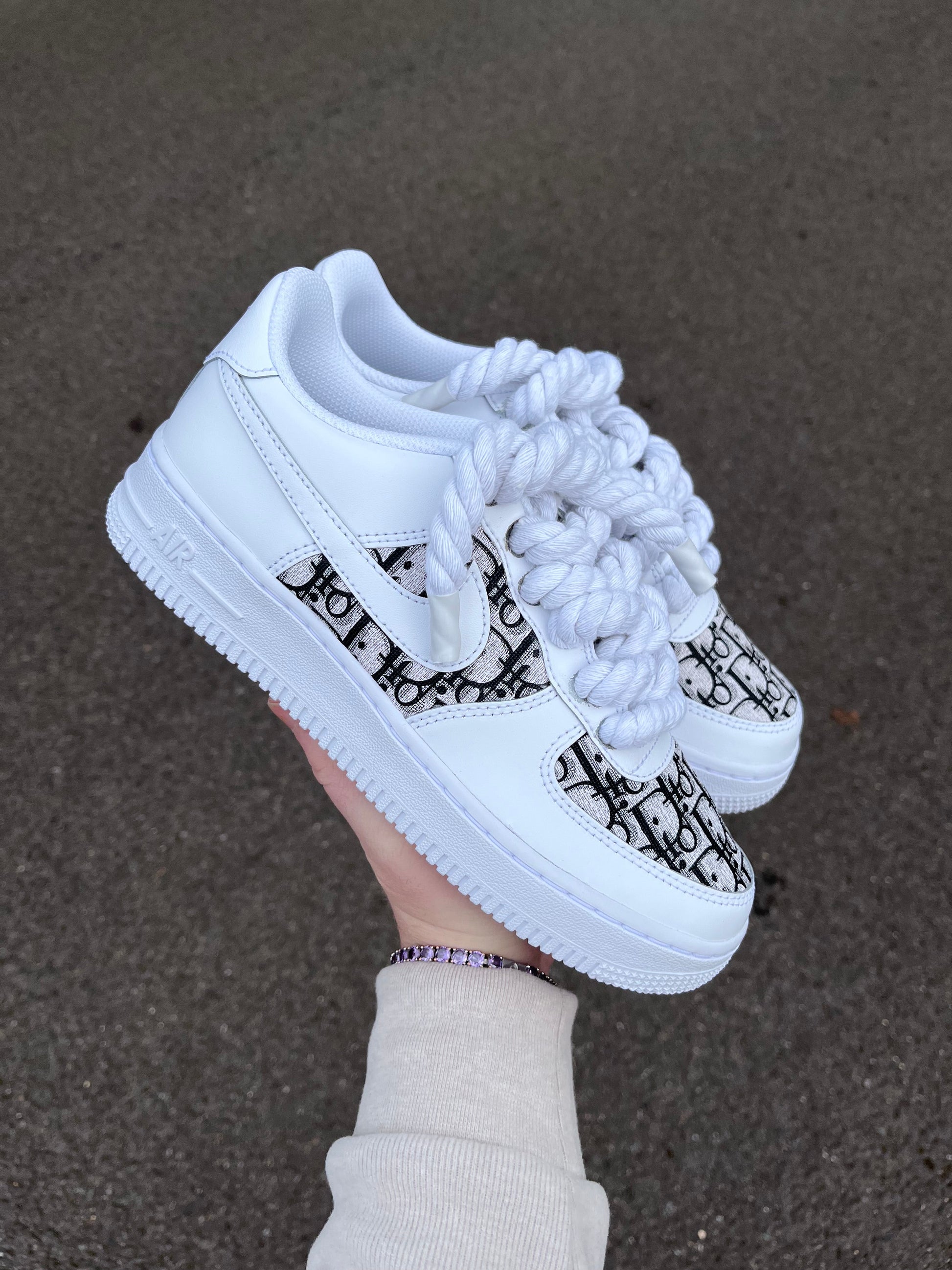 AF-1 DIOR X WHITE ROPES - Snkrs By Son