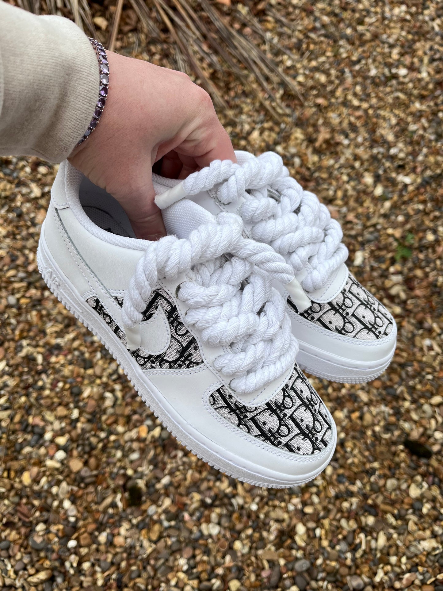 AF-1 DIOR X WHITE ROPES - Snkrs By Son