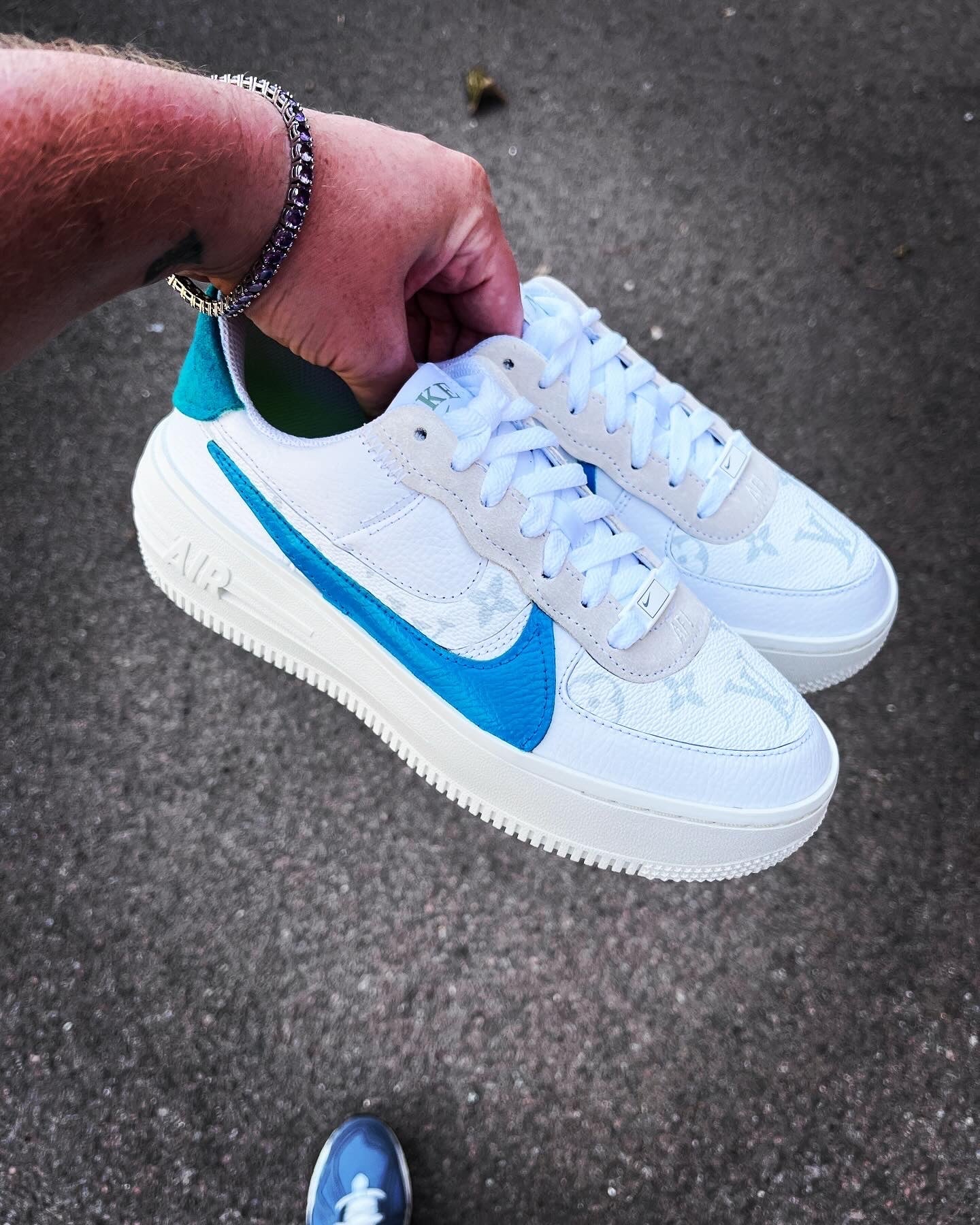 AF-1 BLUE LV MONO - Snkrs By Son