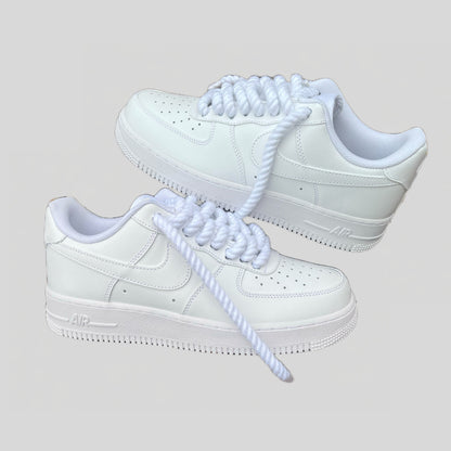 AF-1 ICE WHITE X ROPE LACES - Snkrs By Son