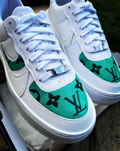 AF-1 LV GREEN VELVETS - Snkrs By Son