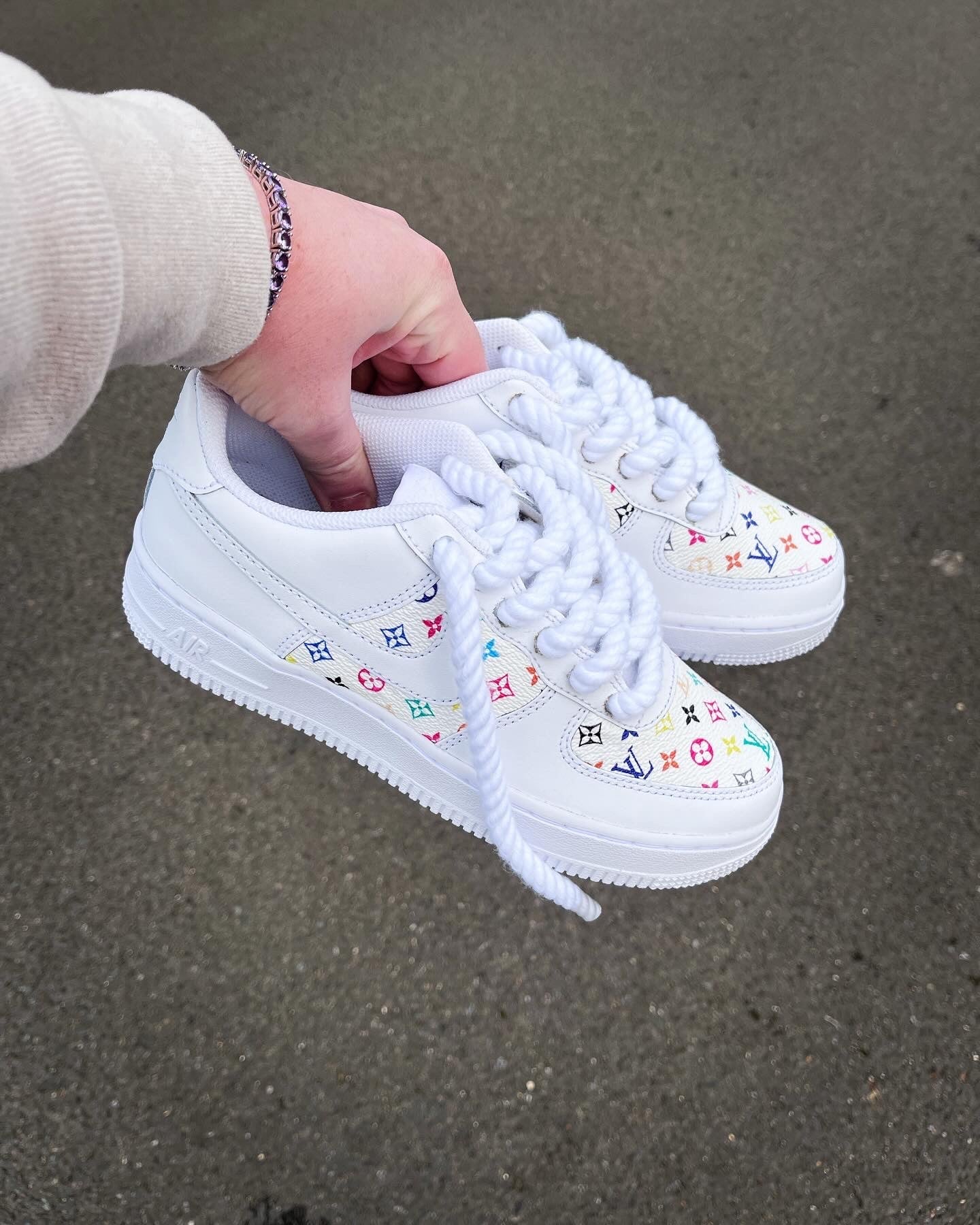 AF-1 RAINBOW LOUIS X ROPE LACES - Snkrs By Son