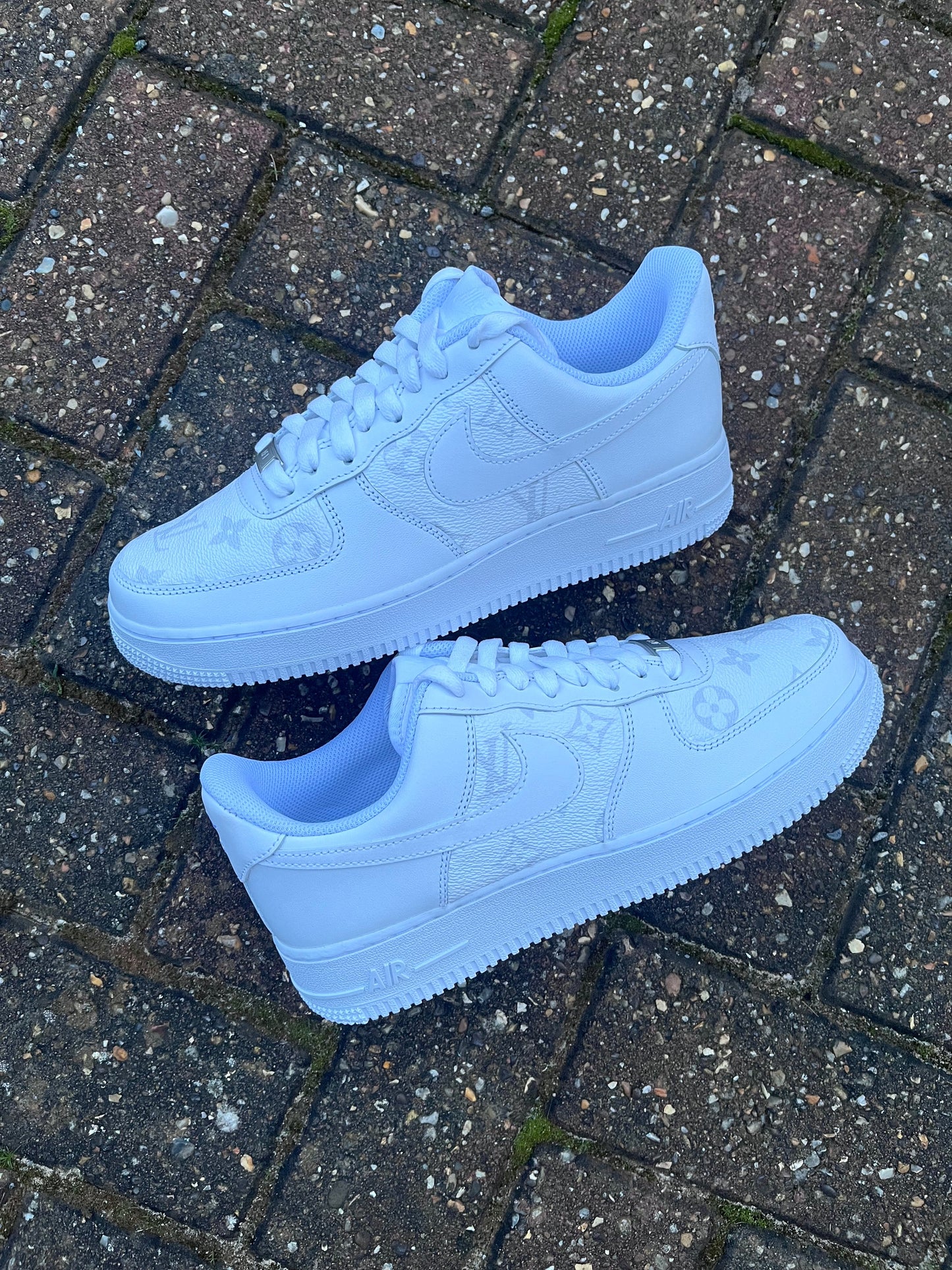 AF-1 WHITE & GREY LV - Snkrs By Son