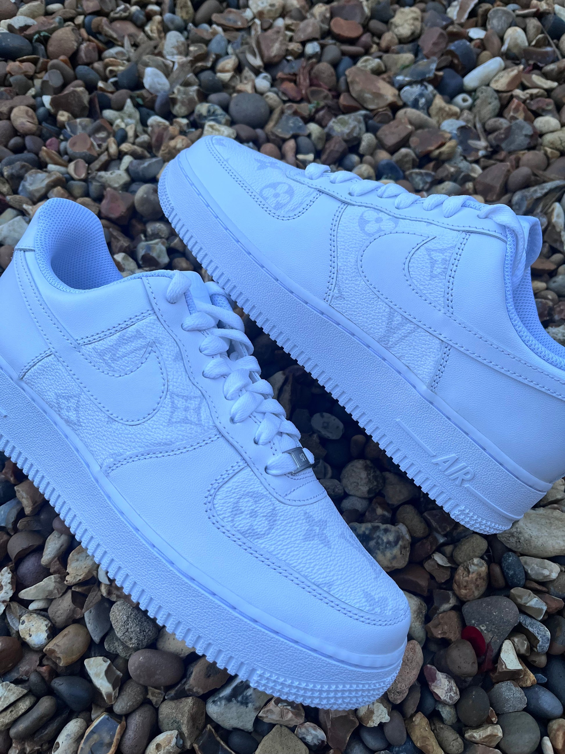 AF-1 WHITE & GREY LV - Snkrs By Son